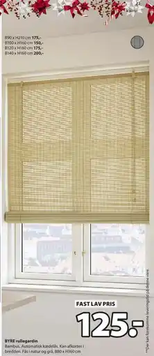 JYSK BYRE rullegardin tilbud