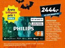 Bilka PHILIPS 55PUS7409, DKK 2444 tilbud