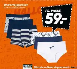 Bilka Undertøjspakker, DKK 59 tilbud