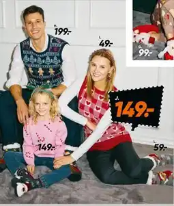 Bilka Hyggestrømper med plysfor til hele familien, DKK 59 tilbud