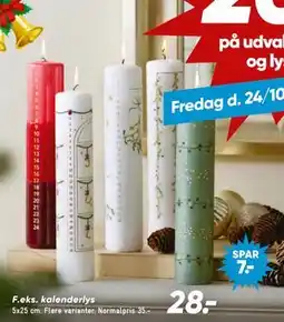 Bilka kalenderlys, DKK 28 tilbud