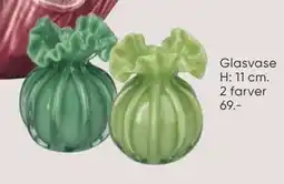 Bilka Glasvase H: 11 cm, DKK 69 tilbud