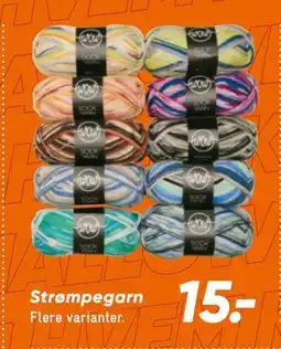 Bilka Strømpegarn, DKK 15 tilbud
