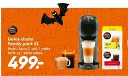 Bilka Dolce Gusto Family pack XL, DKK 499 tilbud