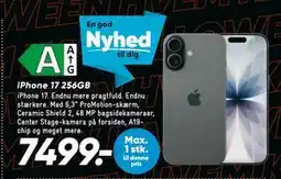 Bilka iPhone 17 256GB, DKK 7499 tilbud