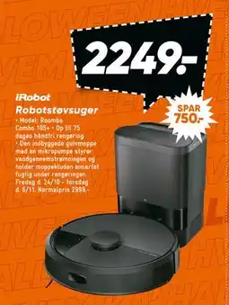 Bilka Robotstøvsuger, DKK 2249 tilbud