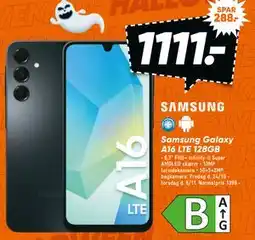 Bilka Samsung Galaxy A16 LTE 128GB, DKK 1111 tilbud