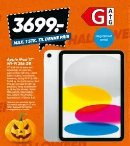 Bilka Apple iPad 11” Wi-Fi 256 GB, DKK 3699 tilbud
