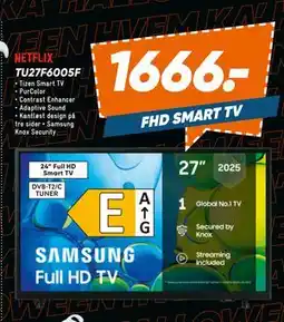 Bilka SAMSUNG TU27F6005F, DKK 1666 tilbud