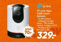 Bilka TP-Link Tapo C225 smart kamera, DKK 329 tilbud