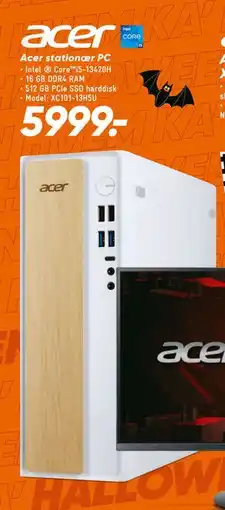 Bilka Acer stationær PC, DKK 5999 tilbud