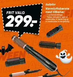 Bilka Varmluftsbørste med tilbehør, DKK 299 tilbud