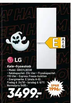 Bilka Køle-fryseskab, DKK 3499 tilbud