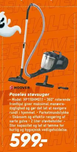 Bilka Poseløs støvsuger, DKK 599 tilbud