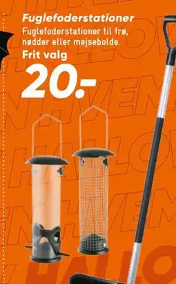 Bilka Fuglefoderstationer, DKK 20 tilbud