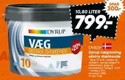 Bilka Dyrup vægmaling ekstra dækkende, DKK 799 tilbud