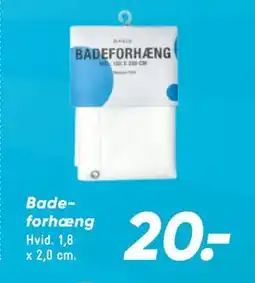 Bilka Badeforhæng, DKK 20 tilbud