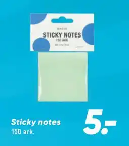 Bilka Sticky notes, DKK 5 tilbud