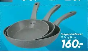 Bilka Stegepandesæt, DKK 160 tilbud