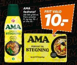 Bilka AMA fedtstof, DKK 10 tilbud