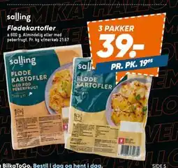 Bilka Flødekartofler, DKK 39 tilbud