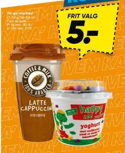 Bilka To-go marked, DKK 5 tilbud