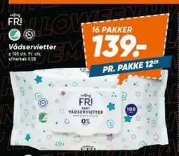 Bilka Vådservietter, DKK 139 tilbud