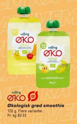 Bilka Økologisk grød smoothie, DKK 10 tilbud