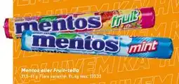 Bilka Mentos eller Fruit-tella, DKK 5 tilbud