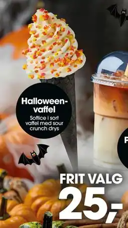 Bilka Halloweenvaffel, DKK 25 tilbud