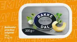 Bilka Bakkedal smørbar original, DKK 15 tilbud