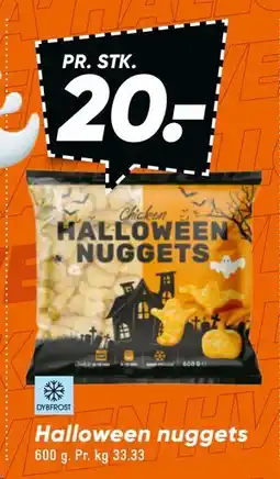 Bilka Halloween nuggets, DKK 20 tilbud