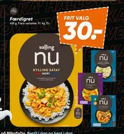 Bilka Færdigret, DKK 30 tilbud