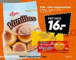 Bilka Kiks- eller kagemarked, DKK 16 tilbud