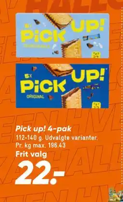 Bilka Pick up! 4-pak, DKK 22 tilbud