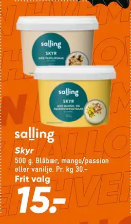 Bilka Skyr, DKK 15 tilbud
