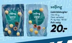 Bilka Lakridskugler, DKK 20 tilbud