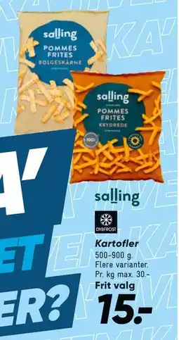Bilka Kartofler, DKK 15 tilbud