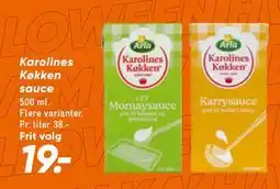 Bilka Karolines Køkken sauce, DKK 19 tilbud