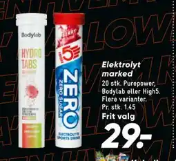 Bilka Elektrolyt marked, DKK 29 tilbud