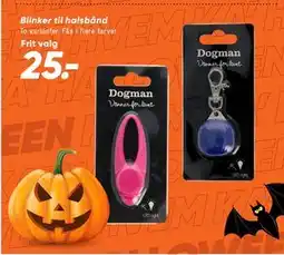 Bilka Blinker til halsbånd, DKK 25 tilbud