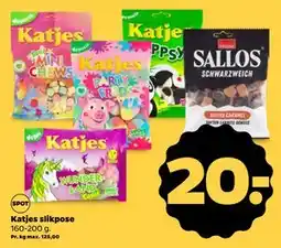 Netto Katjes slikpose, DKK 20 tilbud