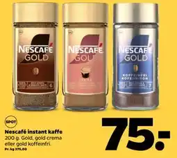 Netto Nescafé instant kaffe, DKK 75 tilbud