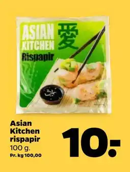 Netto Asian Kitchen rispapir, DKK 10 tilbud