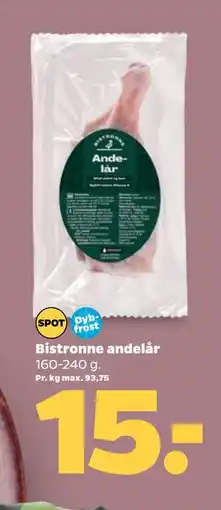 Netto Bistronne andelår, DKK 15 tilbud