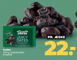Netto Dadler, DKK 22 tilbud