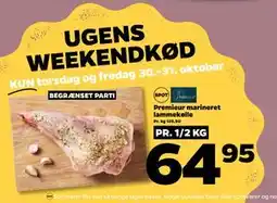 Netto Premieur marineret lammekølle, DKK 64.95 tilbud