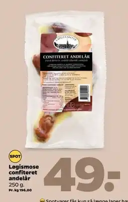Netto Løgismose confiteret andelår, DKK 49 tilbud
