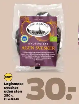 Netto Løgismose svesker uden sten, DKK 30 tilbud