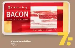 Netto Brunchy bacon i skiver, DKK 7 tilbud